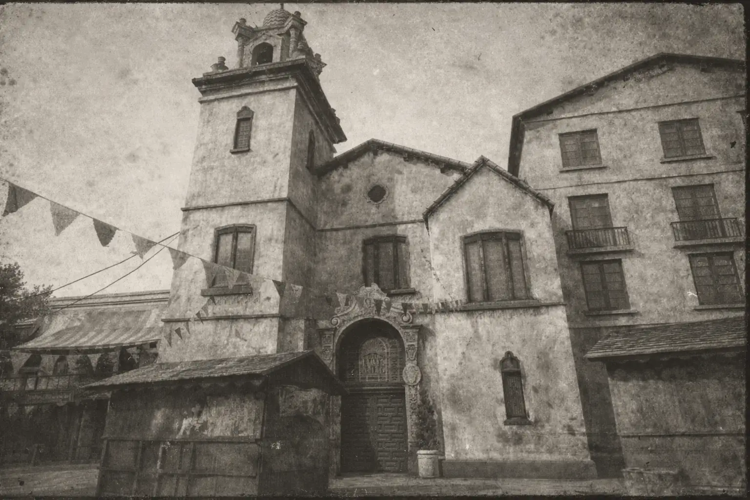 La Placita, first church of Los Santos