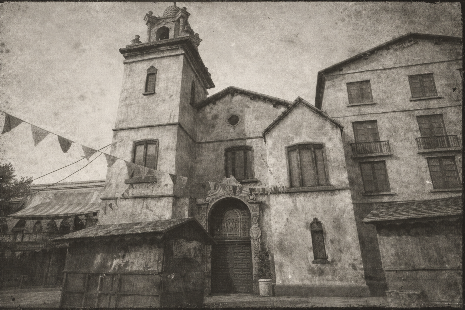 La Placita, first church of Los Santos